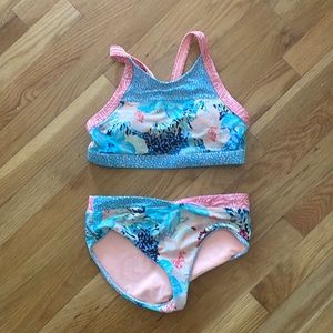 Athleta girl two piece swim suit. Size xl/14